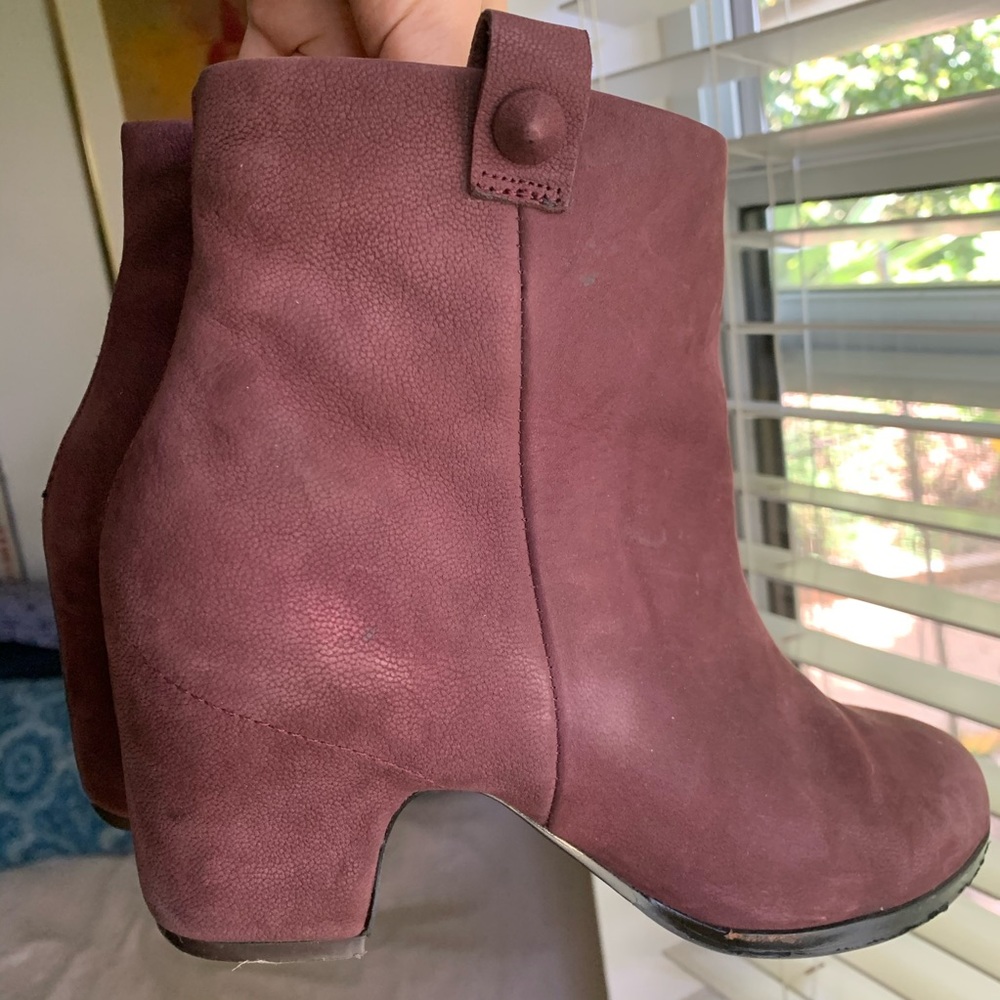 Magenta Suede Kenneth Cole Booties